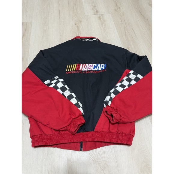 Men's Size XL Vintage NASCAR Full Zip Bomber Jacket - Picture 5 of 5